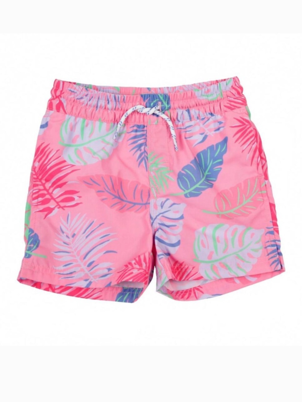 THE BEAUFORT BONNET COMPANY boy's Pink Tropical tortola swim Trunks Size 6
